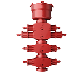 13 5/8-15000PSI<br>高抗硫防噴器組<br>（2FZ35-105閘板防噴器、FH35-70/105環(huán)形防噴器）
